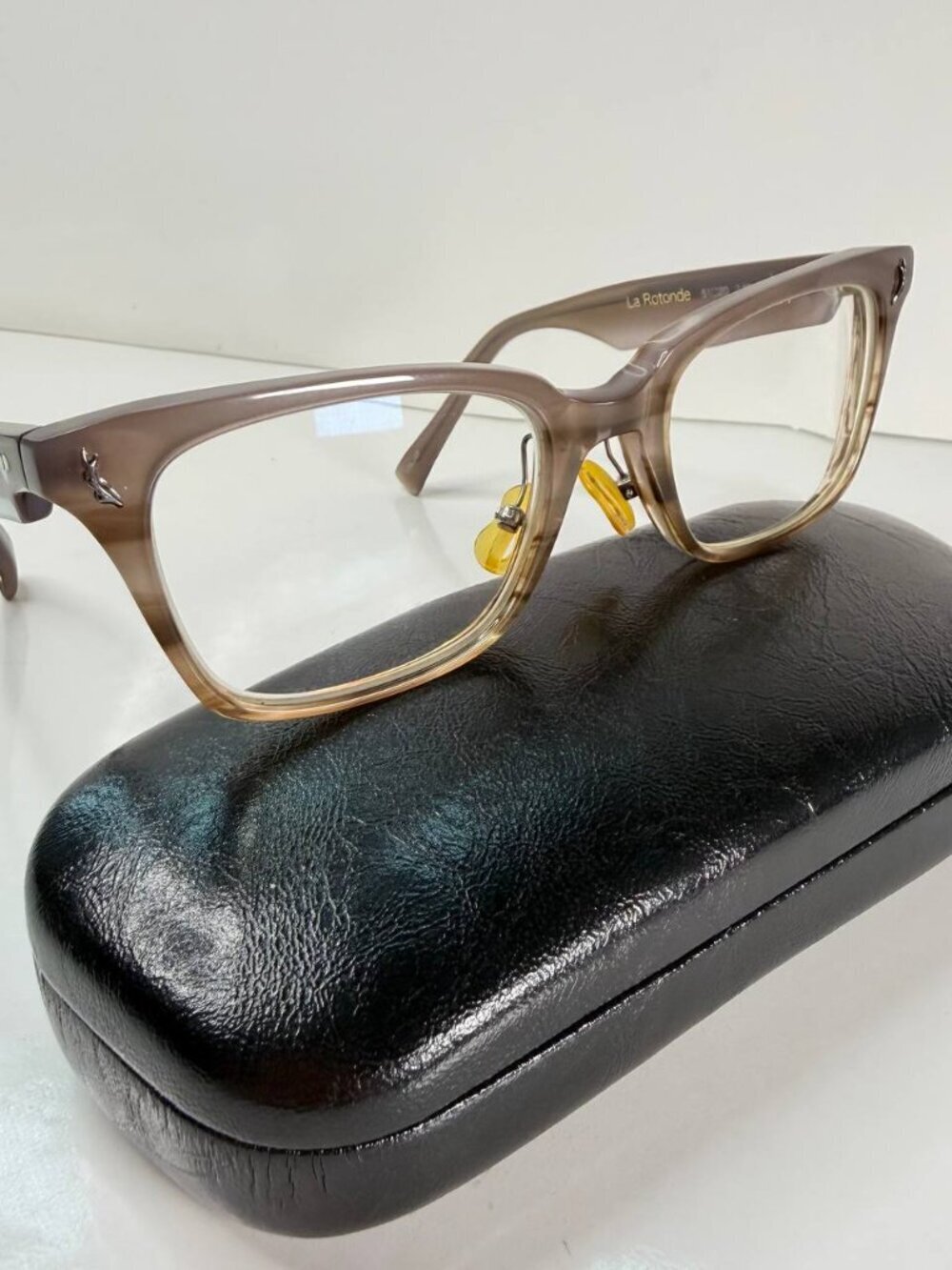 La Rotonde U-011 Eyeglasses Frame – Handmade in Japan – Size 51□20-145 – Brown